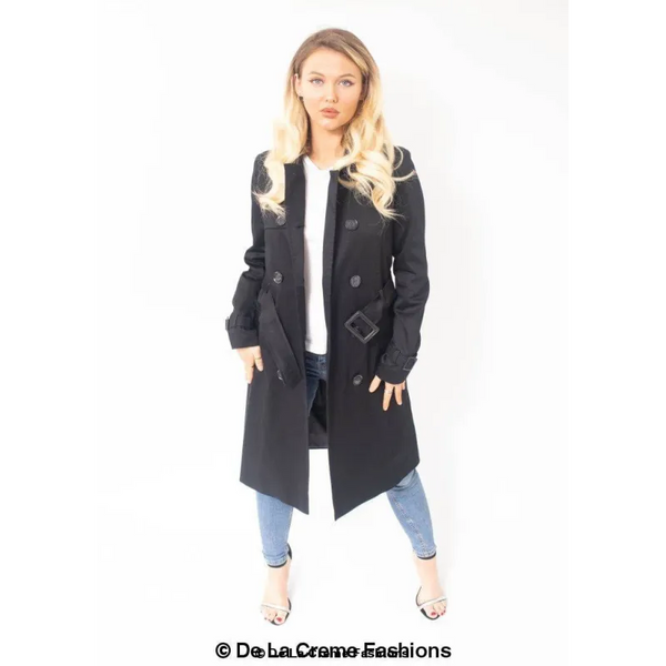 Slim Fit Lightweight Trench Coat - Coats & Jackets