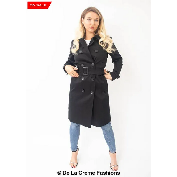 Slim Fit Lightweight Trench Coat - UK 8/EU 36/US 4/XS