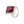 Tudor Silver Ring Ruby - Jewelry & Watches