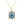 Turtle Turquoise Blue Pendant Necklace Gold - Accessories