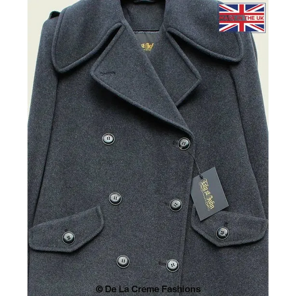 Women’s Double Breasted Wool & Cashmere Blend Long Coat