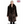 Women’s Faux Fur Large Lapel Mid Length Coat - Coats &