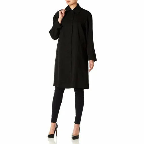 Women’s Oversized Knee Length Swing Coat - 10 FITS UK 14