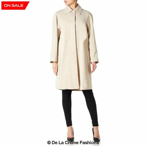 Women’s Oversized Knee Length Swing Coat - 10 FITS UK 14