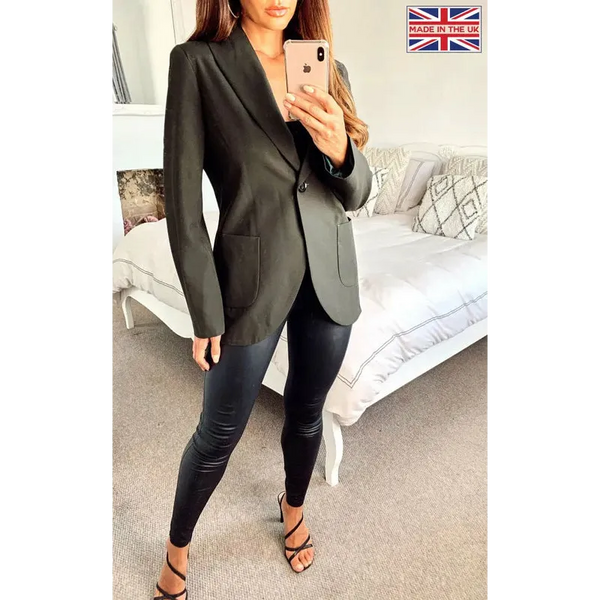 Women’s Patch Pocket Tailored Fit Blazer - UK 14/EU 42/US