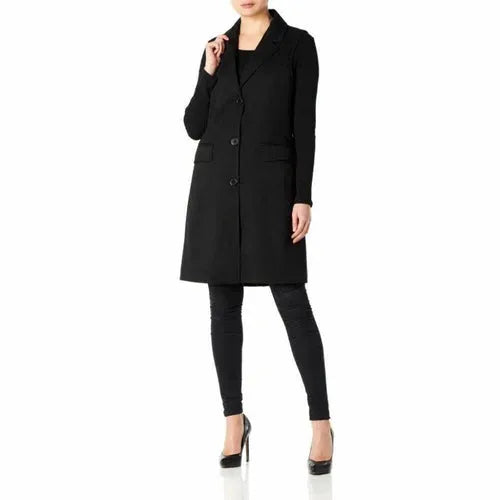 Women’s Sleeveless Hip Length Blazer Coat - UK 10/EU 38/US 6