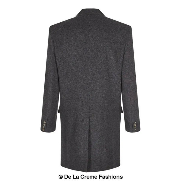 Wool Blend Single Breasted Retro Mod Coat - Coats & Jackets