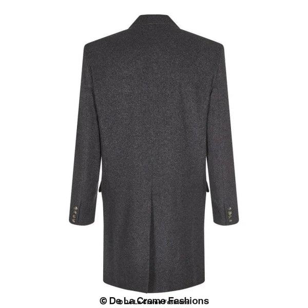 Wool Blend Single Breasted Retro Mod Coat - Coats & Jackets