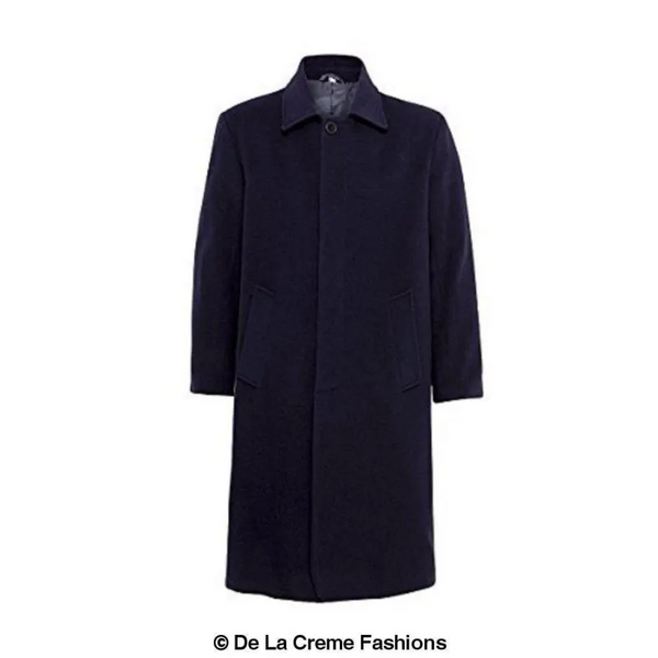 Wool & Cashmere Long Formal Overcoat - Coats Jackets