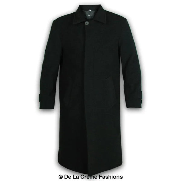 Wool & Cashmere Long Formal Overcoat - Coats Jackets