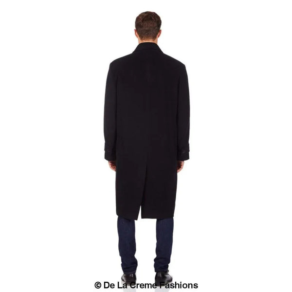 Wool & Cashmere Long Formal Overcoat - Coats Jackets